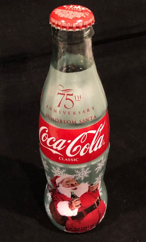 Coca Cola Classic 75th Anniversary Bottle Etsy