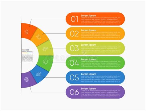 C Rculo Comercial Cones Infogr Ficos De Linha Do Tempo Projetados