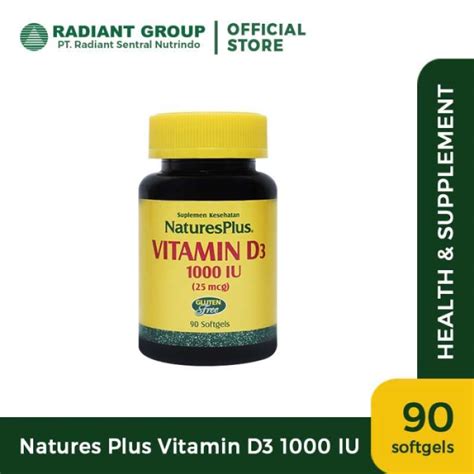 Promo Natures Plus Vitamin D Iu Softgel Diskon Di Seller