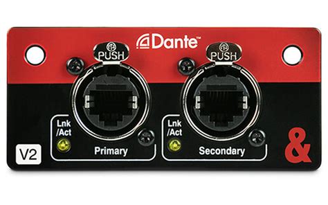 Allen Heath Sq Dante Network Interface Module For Sq Series Mixers