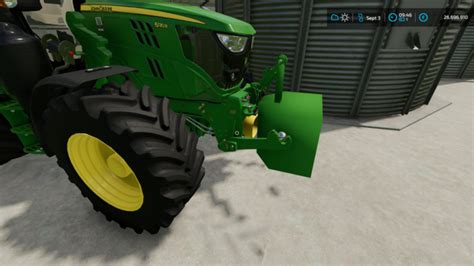 Poids Auto Construit John Deere V Fs Mod Farming Simulator