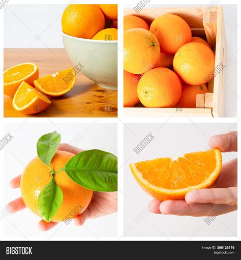 Close Oranges Wooden Image And Photo Free Trial Bigstock