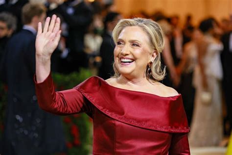 Hillary Clinton Attends The Met Gala 2022 Pays Tribute To Women Who