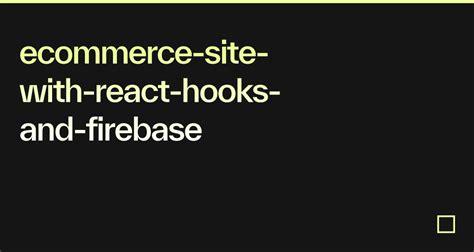 Ecommerce Site With React Hooks And Firebase Codesandbox