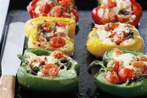 Stuffed Capsicum Recipe - Taste.com.au