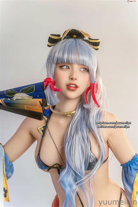 Meiilyn Yuumeilyn Cosplay Ayaka Kamisato Genshin Impact 41 Photos