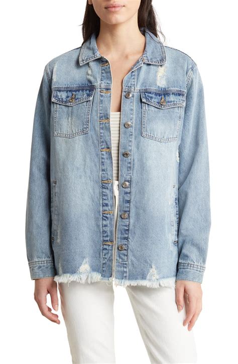 Thread And Supply Villa Frayed Denim Jacket Nordstromrack