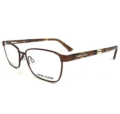 Anne Klein Eyeglasses Frames Ak Mocha Brown Square Full Rim