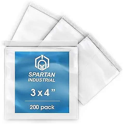 Spartan Industrial X Count Mil Clear Reclosable Zip