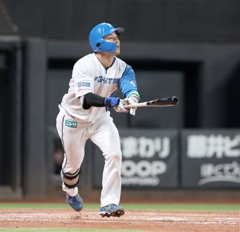 【日本ハム】水野達稀が3号ソロ、同学年金村の「たまには打て」に応えた 直近5試合6打点 プロ野球 日刊スポーツ