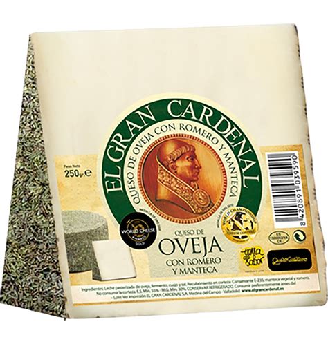 Comprar QUESO CUÑA CARDENAL ROMERO 250 G Quesos en Condisline