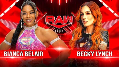 WWE 2K23 Bianca Belair Vs Becky Lynch WWE Raw YouTube