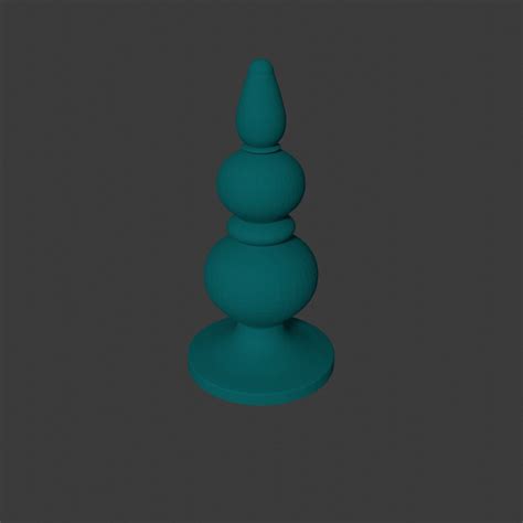 D Anal Plug With D Stl Files And Ready To Print Sex Toys D Print