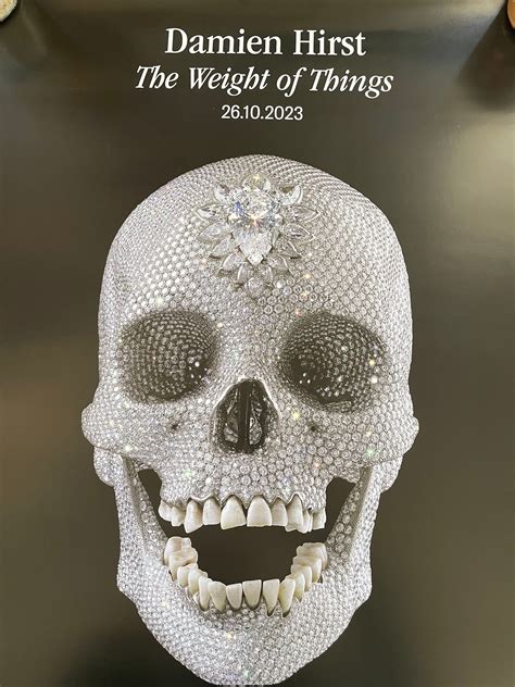 Damien Hirst Original Exhibition Poster From The Weight Of Things