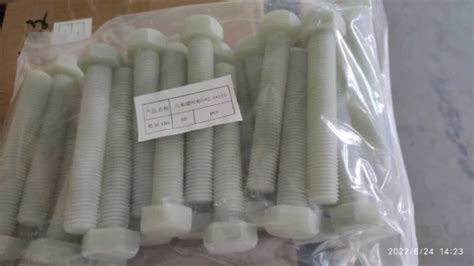 Frp Threaded Bar Epoxy Bolt Fiberglass Bolt Rod And Nut And Threaded