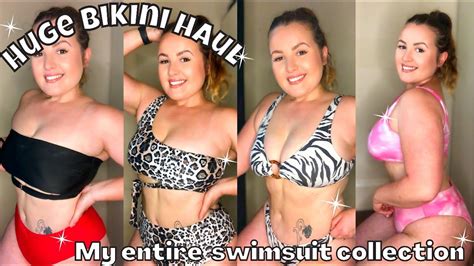 Huge Bikini Try On Haul My Entire Swimwear Collection Youtube