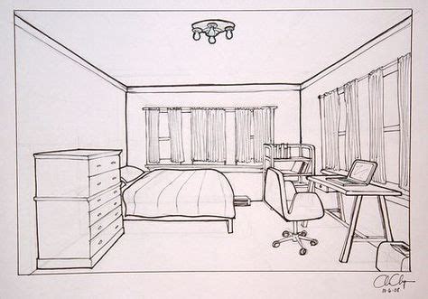 52 Bedroom perspective drawings ideas | perspective drawing, bedroom ...