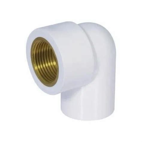 90 Degree Threaded 1 2 Inch UPVC Brass Elbow Plumbing At Rs 18 Piece