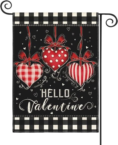 Amazon Avoin Colorlife Love Heart Hello Valentine Garden Flag