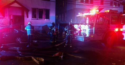 Firefighter Rescued After Falling Through Floor Of Burning Building In Newark