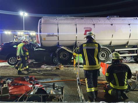 Schwerer Unfall Auf Der BAB 8 Freiwillige Feuerwehr Geiselbullach E