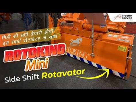 Affordable Rotoking Mini Side Shift Rotavator I Special Features I Full