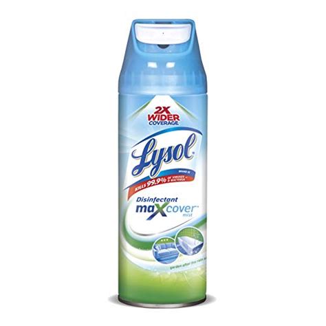 Lysol Max Cover Disinfectant Mist Garden After Rain 125oz 2x Wider Coverage Pricepulse