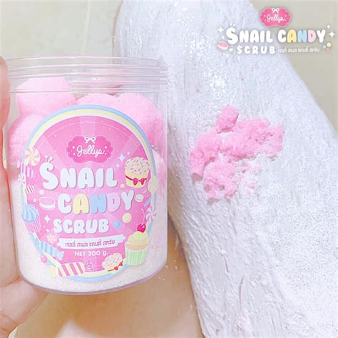 Jellys Snail Candy Scrub Mask Soap Worldwide Shipping Retail