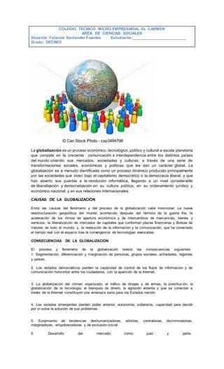 Guia De La Globalizacion Pdf