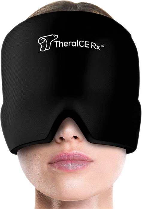 Theraice Rx Form Fitting Gel Ice Headache Migraine Relief Hat Cold