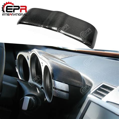 For Nissan 350Z Z33 Tuning Carbon Fiber Dial Dash Cover Interior Parts