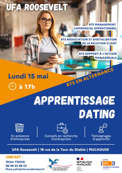 Participez à l apprentissage Dating de l UFA Roosevelt GRETA CFA ALSACE