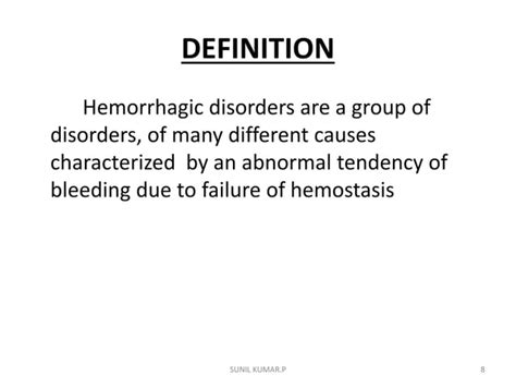 Bleeding Disorders Ppt