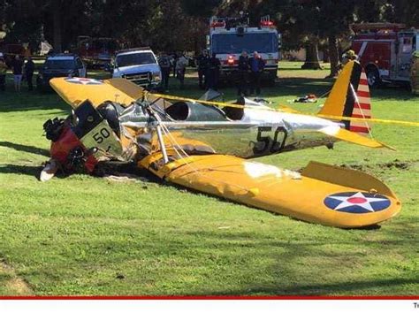 Harrison Ford Crashes Plane On An La Golf Course Business Insider