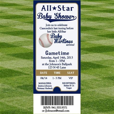 Baseball Baby Shower Invitation Etsy Baseball Baby Shower Baseball