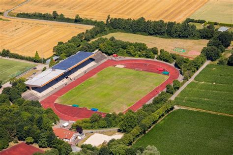 Luftaufnahme Ahlen Ensemble Der Sportplatzanlagen Sportpark Nord Des