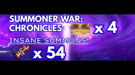 Summoners War Chronicles INSANE 54 Legendary And 4 Transcendence