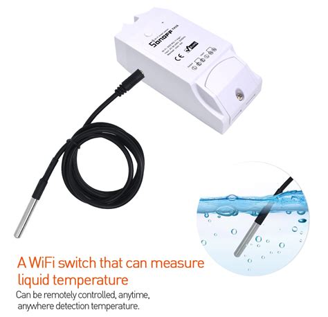 Ds18b20 Waterproof Temperature Sensor Probe For Sonoff Th10 Sonoff Th16