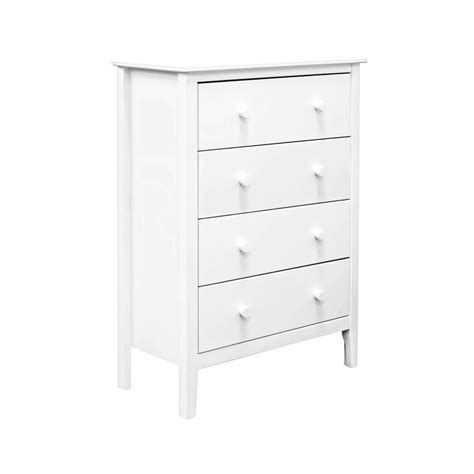 Easy Pieces Four Drawer Chest White ADEPTUS USA Inc