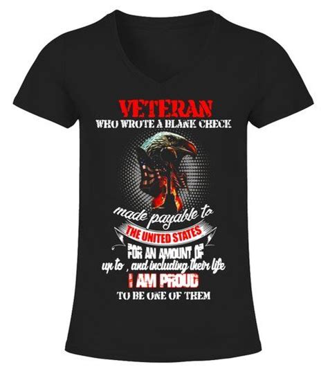 Veteran A Person Wrote A Blank Check Payable T Shirt Limited