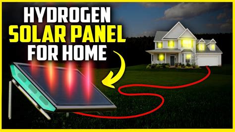 New Solar Panel Produces Cheap Green Hydrogen At Home Breakthrough