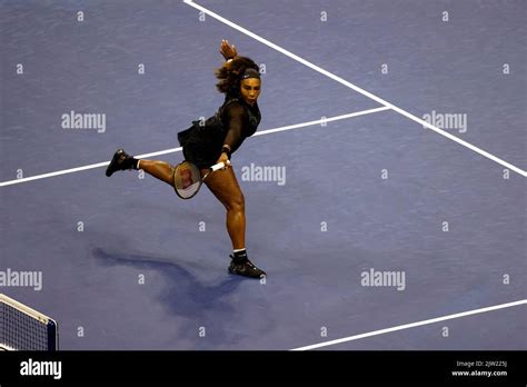 Serena Williams Ajla Tomljanovic Serena Williams Aktion Fotos Und