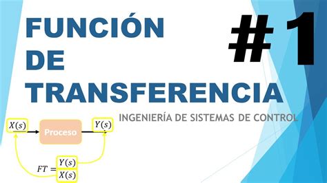 1 Función de Transferencia SISTEMAS DE CONTROL YouTube