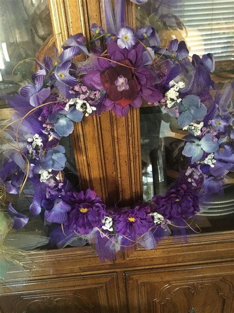 Purple wreath