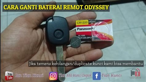 Ganti Baterai Kunci Honda Hrv Pintermekanik