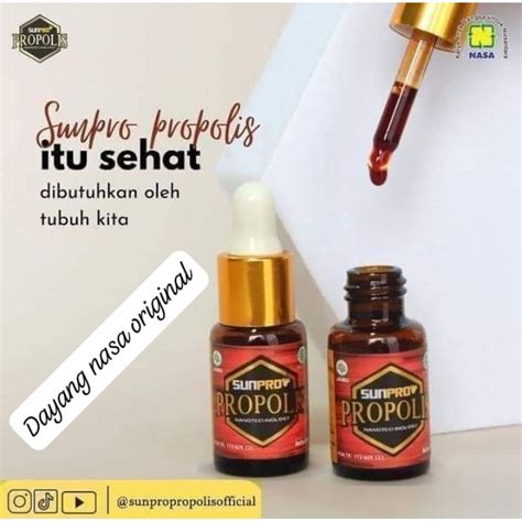 Jual Sunpro Propolis Nasa Ori Memperkuat Kekebalan Tubuh Dan