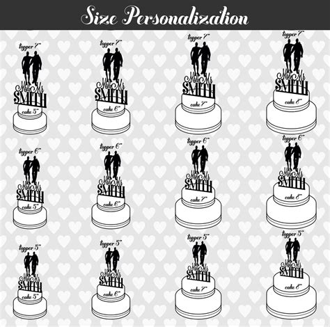 Gay Wedding Cake Topper Lgbt Wedding Same Sex Wedding Cake Etsy