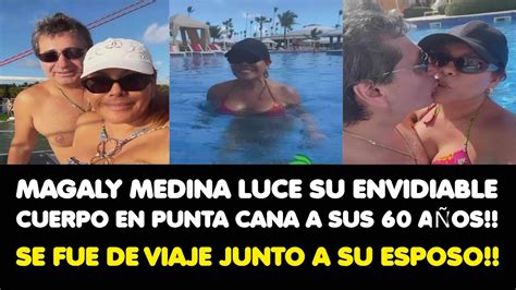 MAGALY LUCE SU ENVIDIABLE CUERPO EN PUNTA CANA A SUS 60 AÑOS SE FUE