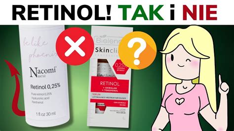 RETINOL jak stosować jaki wybrać Retinol czy retinal kosmetyki