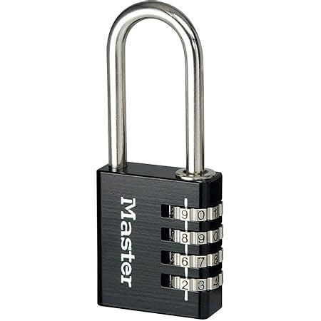 Master Lock 604EURD Cadenas à Combinaison à 4 Chiffres en Aluminium et